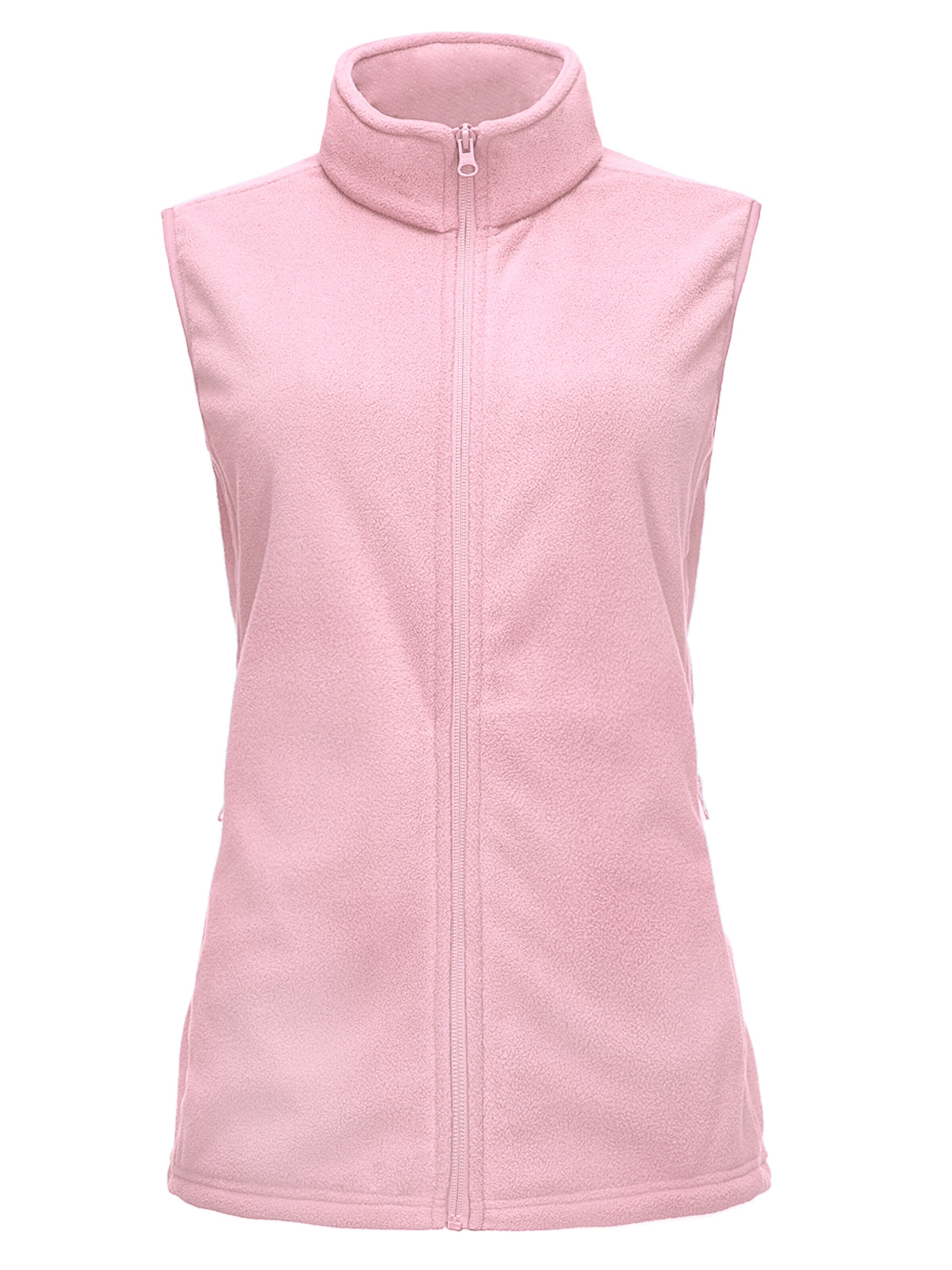 33,000ft Fleecejacke '33,000ft Women's Fleece Gilet Sleeveless Vest'‌‌‌‌ in Pink: Vorderseite