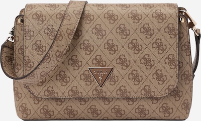 GUESS Taška přes rameno 'MERIDIAN II FLAP CROSSBODY' - hnědá / brokátová, Produkt