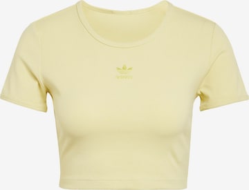 ADIDAS ORIGINALS - Camiseta 'Essentials' en amarillo: frente
