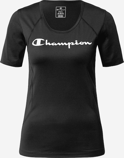Tricou Champion Authentic Athletic Apparel pe negru / alb, Vizualizare produs