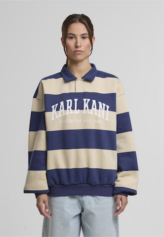 Sweat-shirt 'Heritage' Karl Kani en bleu : devant