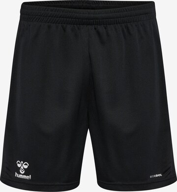Hummel Regular Workout Pants 'Staltic Poly' in Black: front