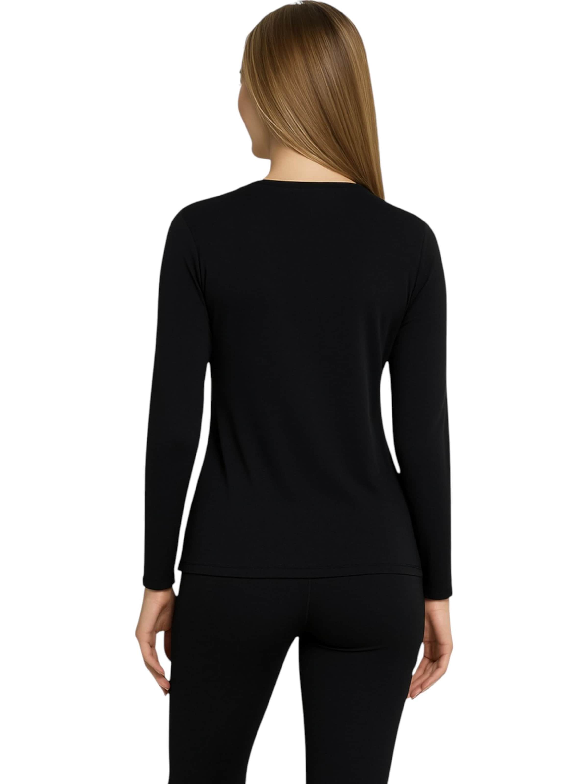 fashionshowcase Performance Shirt 'HeatFlex Base Layer' in Black