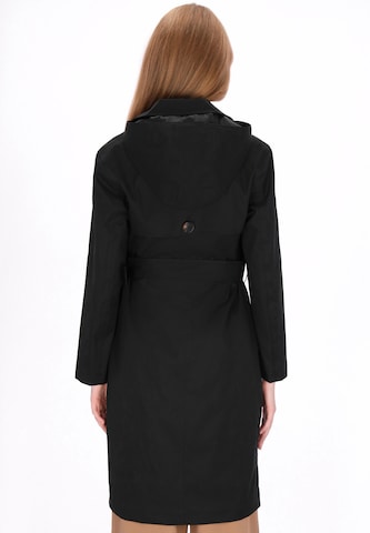 DreiMaster Klassik - Sobretudo meia-estação em preto