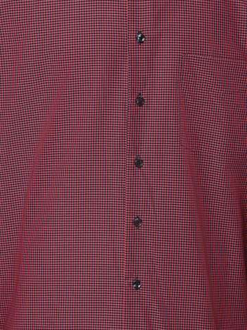Andrew James Regular Fit Businesshemd in Rot