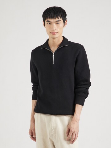 JACK & JONES Pulóver 'JPRBLAMILANO' - fekete: elől