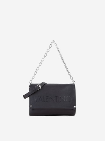 VALENTINO - Bolso de hombro en negro: frente