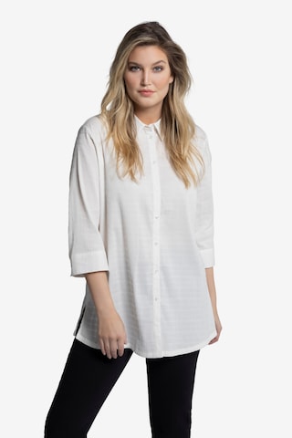 Ulla Popken Blouse in Wit: voorkant