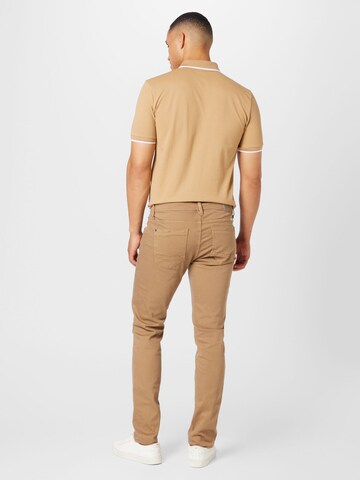 BLEND Slim fit Chino Pants 'Twister' in Brown