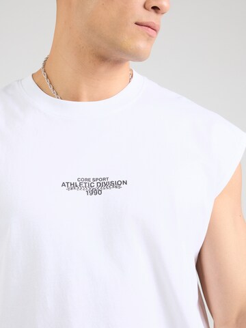 JACK & JONES Koszulka 'JCOBREEZE' w kolorze biały