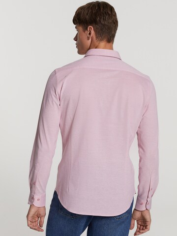 Shiwi Slim fit Button Up Shirt 'Pablo' in Pink