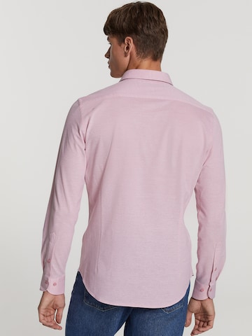 Shiwi Slim fit Skjorta 'Pablo' i rosa