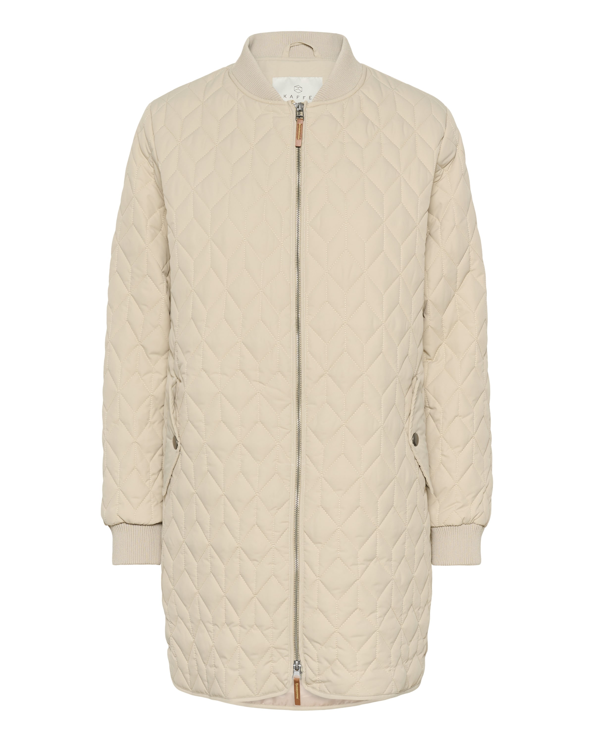 Kaffe Jacke in Grau: Vorderseite