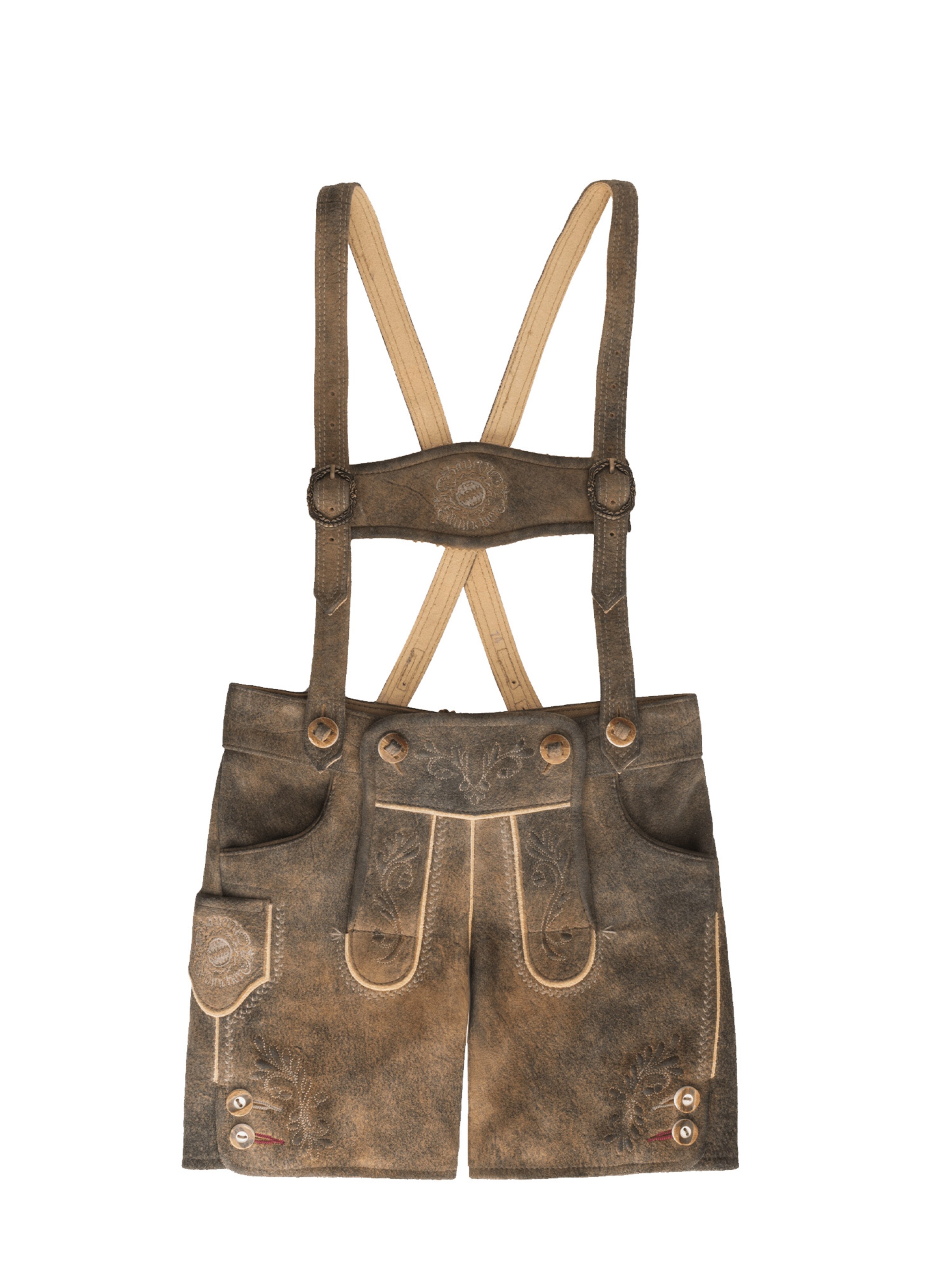 SPIETH & WENSKY Regular Overalls in Brown: front