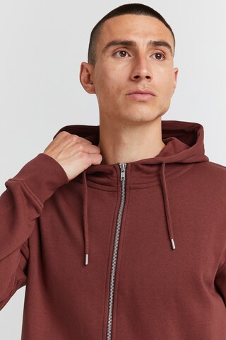 !Solid Zip-Up Hoodie 'Lenz' in Red