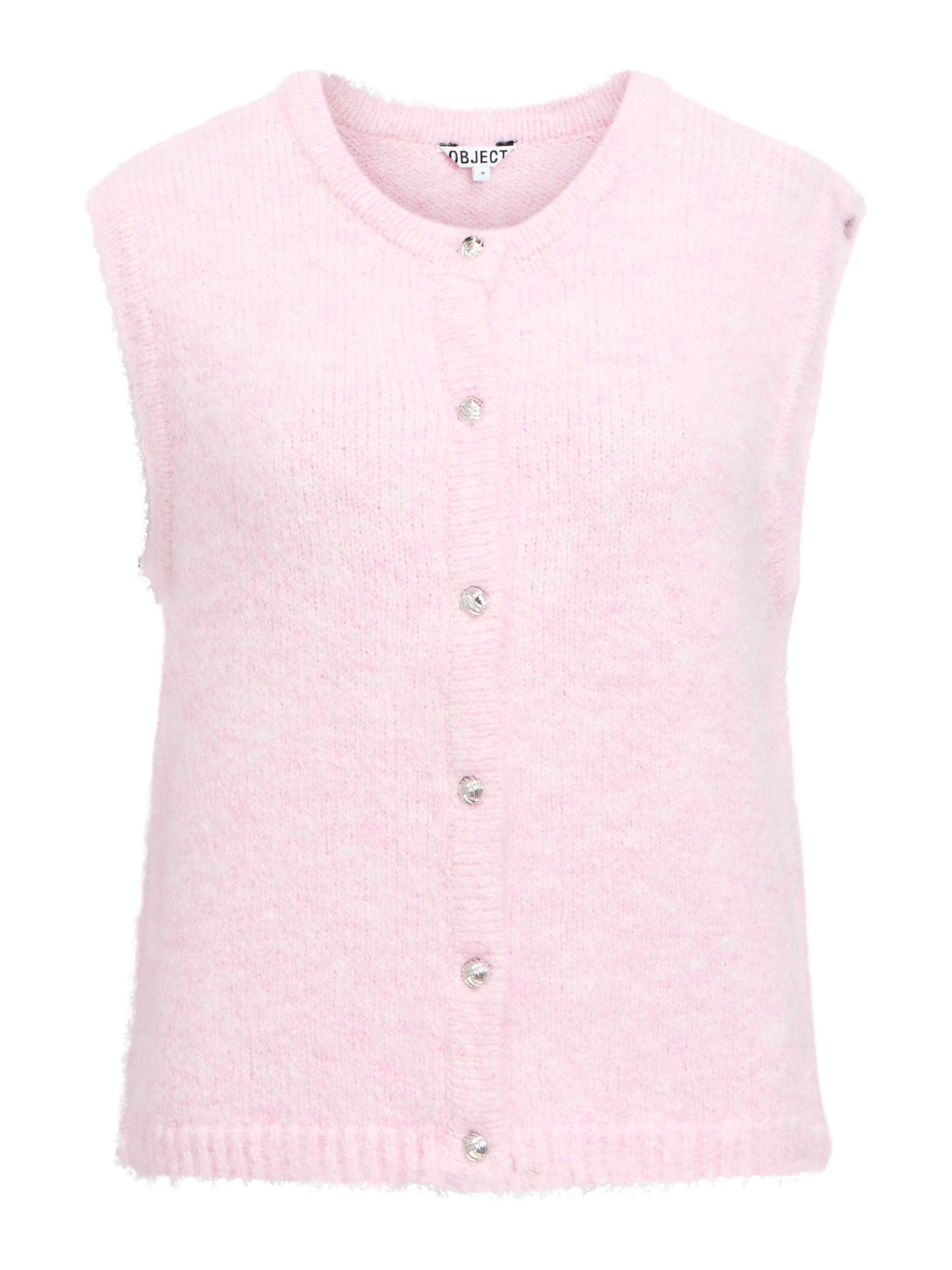 OBJECT Strikvest i pink: forside