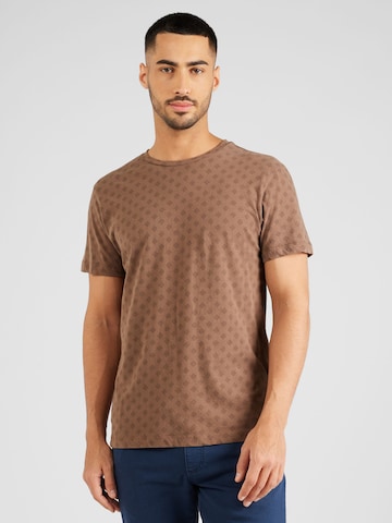 BLEND Koszulka w kolorze brązowy: przód