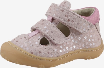 PEPINO by RICOSTA First-Step Shoes in Pink: front