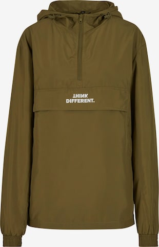 Mister Tee Jacke 'Think Different' in Grün: Vorderseite