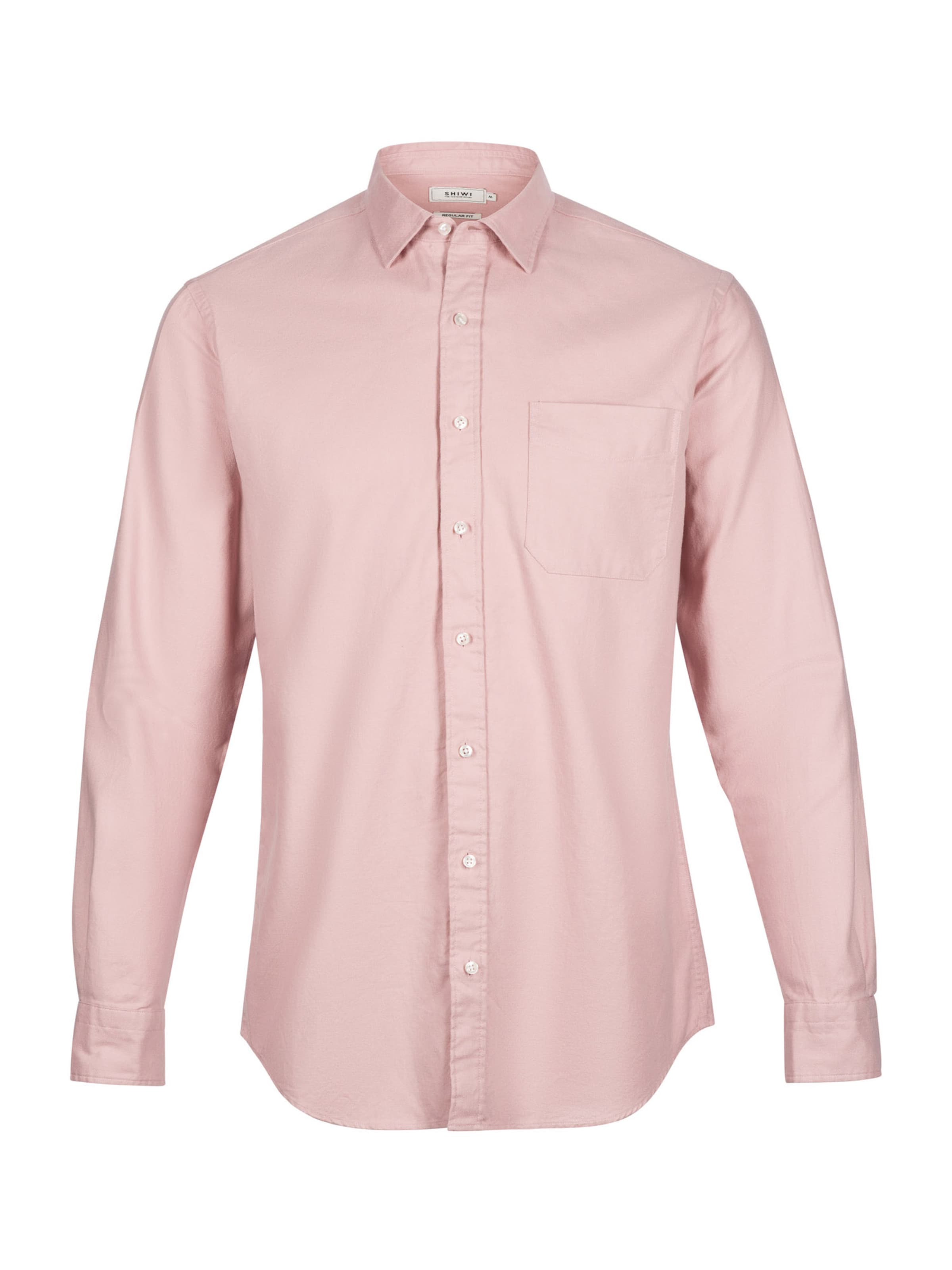 Shiwi Regular fit Overhemd in Roze: voorkant