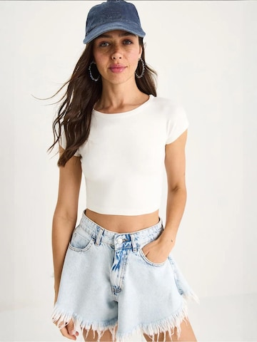 Bianco Lucci T-Shirt in Weiß