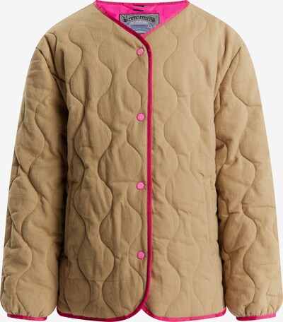 DREIMASTER Prehodna jakna 'Mimo' | temno bež / roza barva, Prikaz izdelka