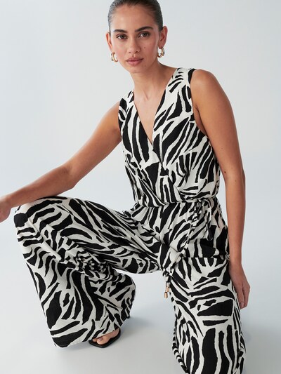 BWLDR Jumpsuit 'Parkes' in XS in Black / White, Item view
