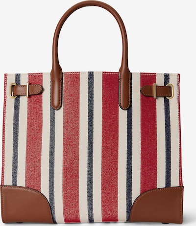 Lauren Ralph Lauren Ostoskassi värissä laivastonsininen / punainen / valkoinen, Tuotenäkymä