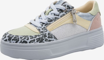 Baskets basses Tamaris en bleu : devant