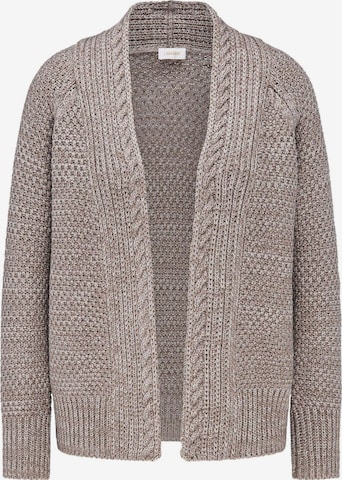 Goldner Knit Cardigan in Brown: front
