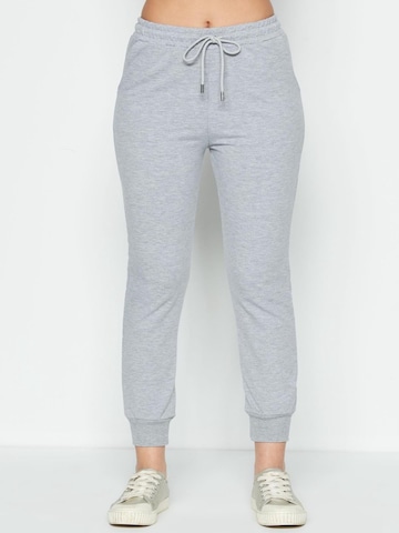 C&City Tapered Trousers in Grey