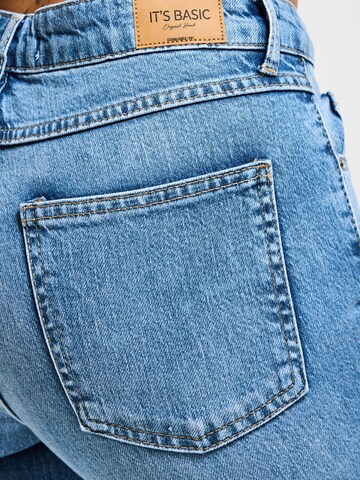 IT'S BASIC Flared Jeans 'FLARE MID RISE JEANS' in Blue