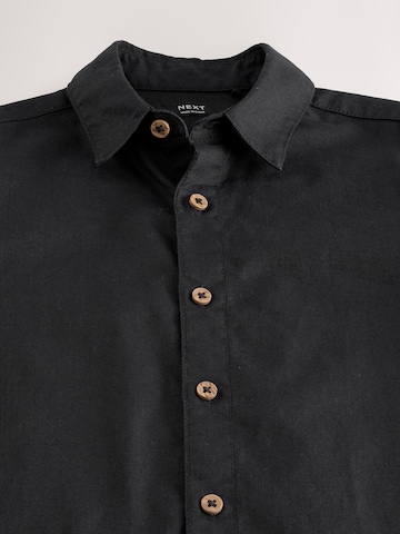 Next Regular fit Риза в черно