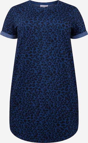 Robe 'Kaylee' ONLY Carmakoma en bleu : devant