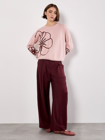 Apricot Trui in Roze