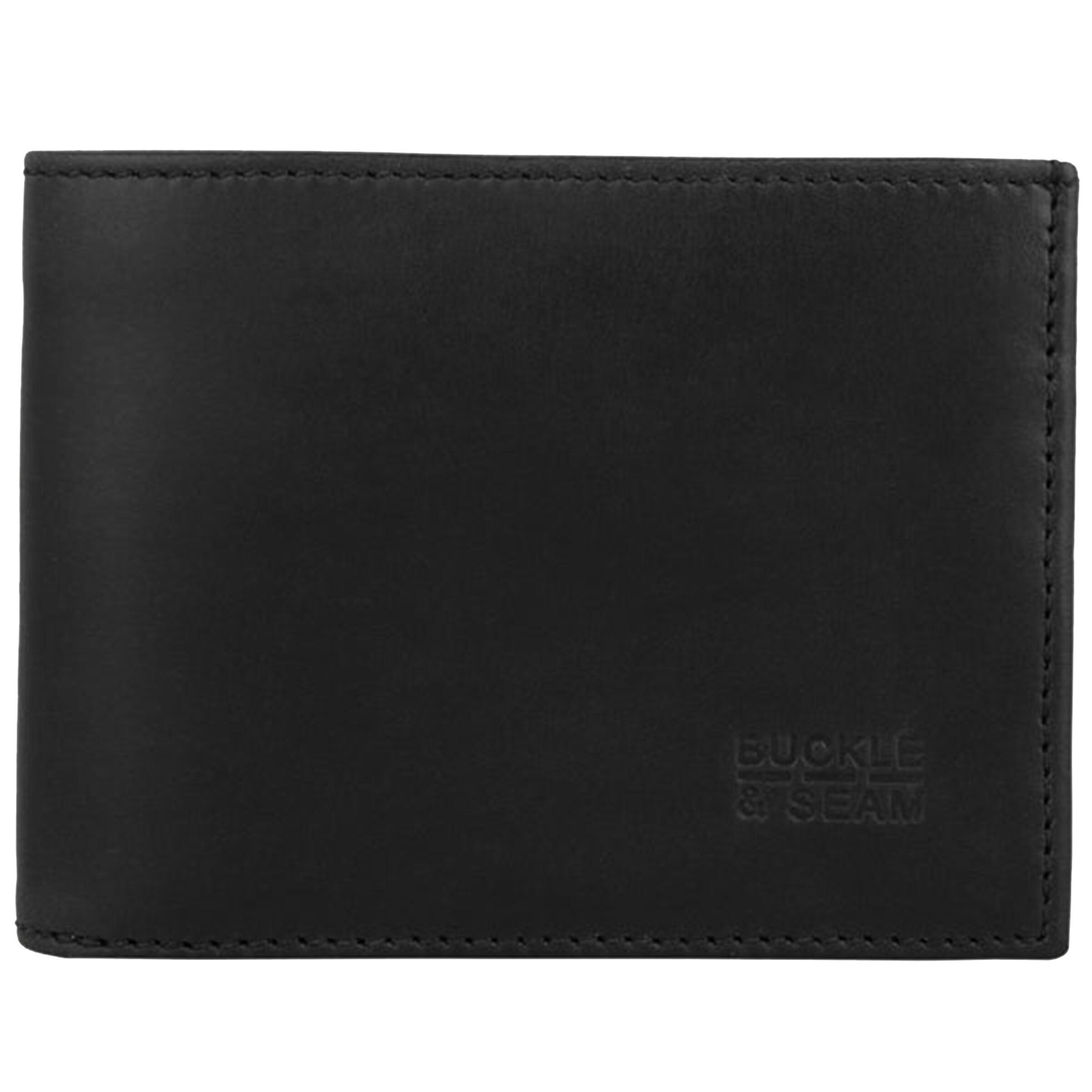 Portamonete 'Bill' di Buckle & Seam in nero: frontale