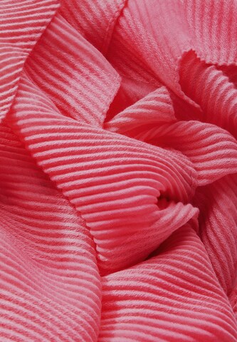 STREET ONE Gestreifter Plissée-Schal in Pink