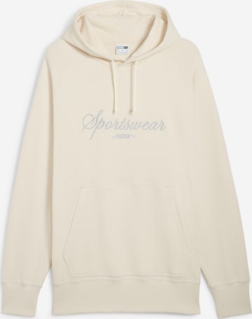 PUMA Sweatshirt 'CLASSICS' in Weiß: predná strana