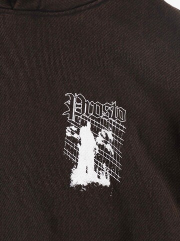 Prosto Sweatshirt 'Shadow Washed' in Schwarz