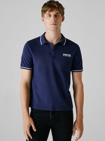 T-Shirt Red Bull Racing x Pepe Jeans en bleu : devant