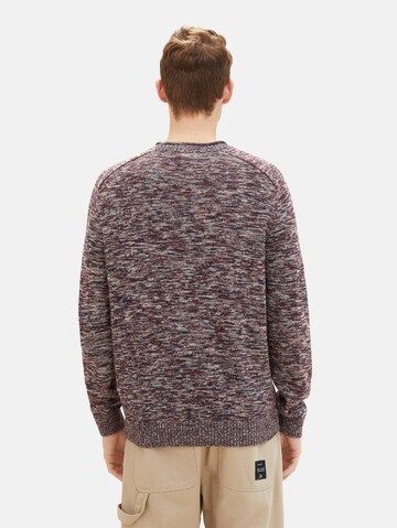 Pull-over TOM TAILOR en rouge