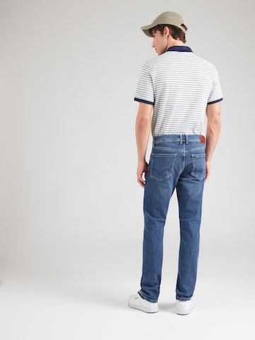 Pepe Jeans Slimfit Jeans 'HATCH' in Blauw: terug
