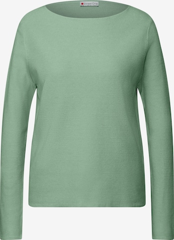 STREET ONE Pullover in Grün: Vorderseite