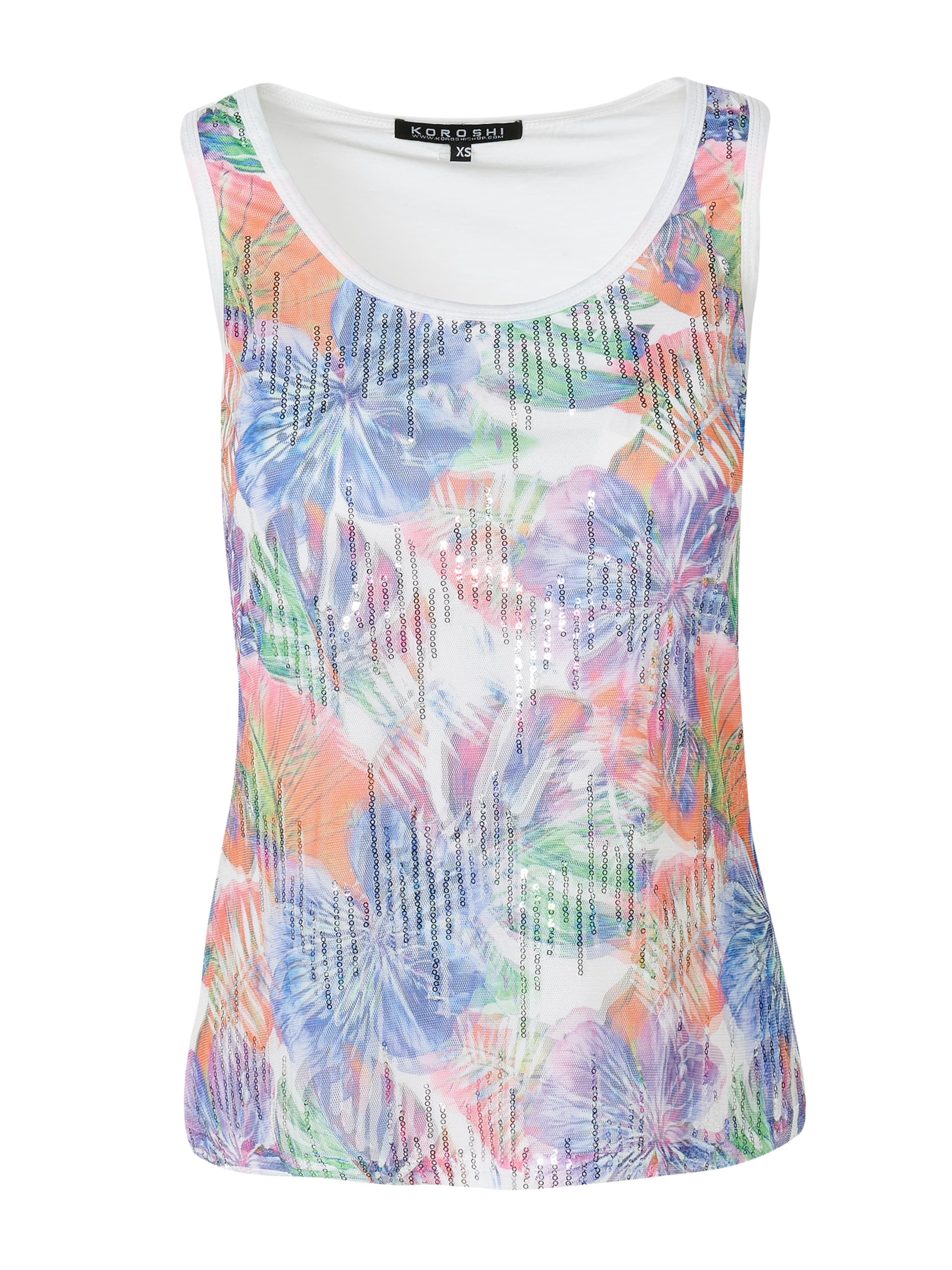 KOROSHI Топ в бяло: отпред