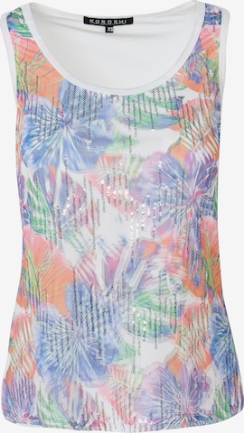 KOROSHI Toppi värissä valkoinen: etupuoli