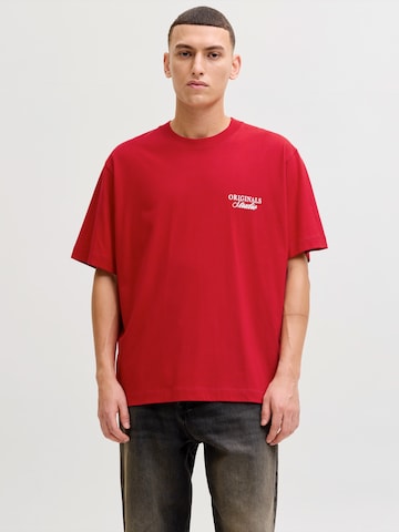 JACK & JONES Тениска 'JORNORREBRO' в червено