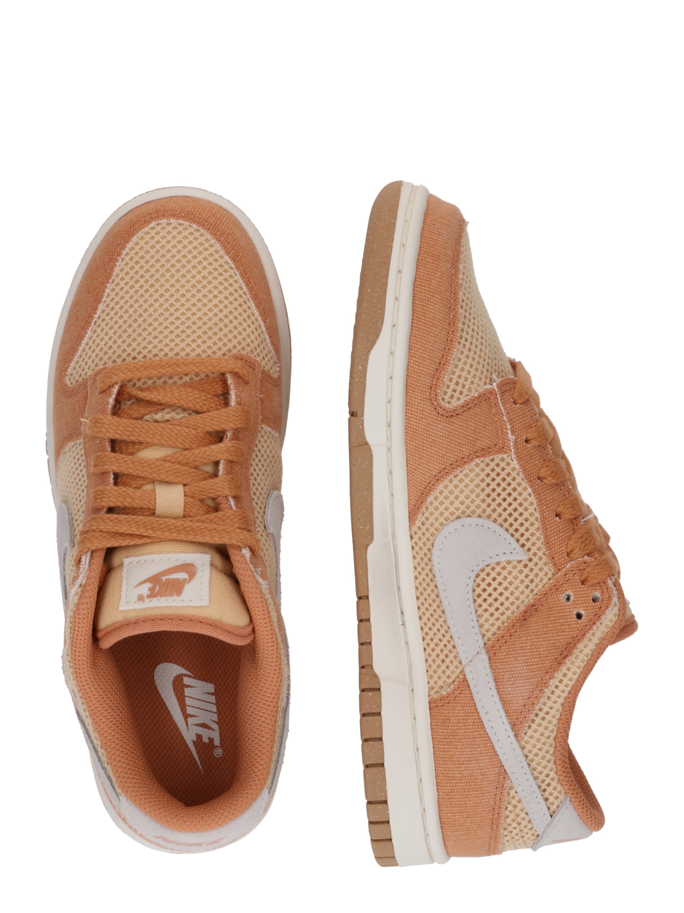 Nike Sportswear Låg sneaker 'DUNK' i brun