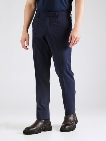 regular Pantaloni con piega frontale 'Lenon' di BOSS in blu: frontale