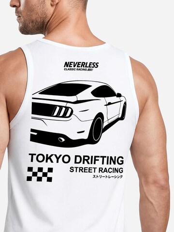 Neverless Shirt 'Tokyo Drifting' in White
