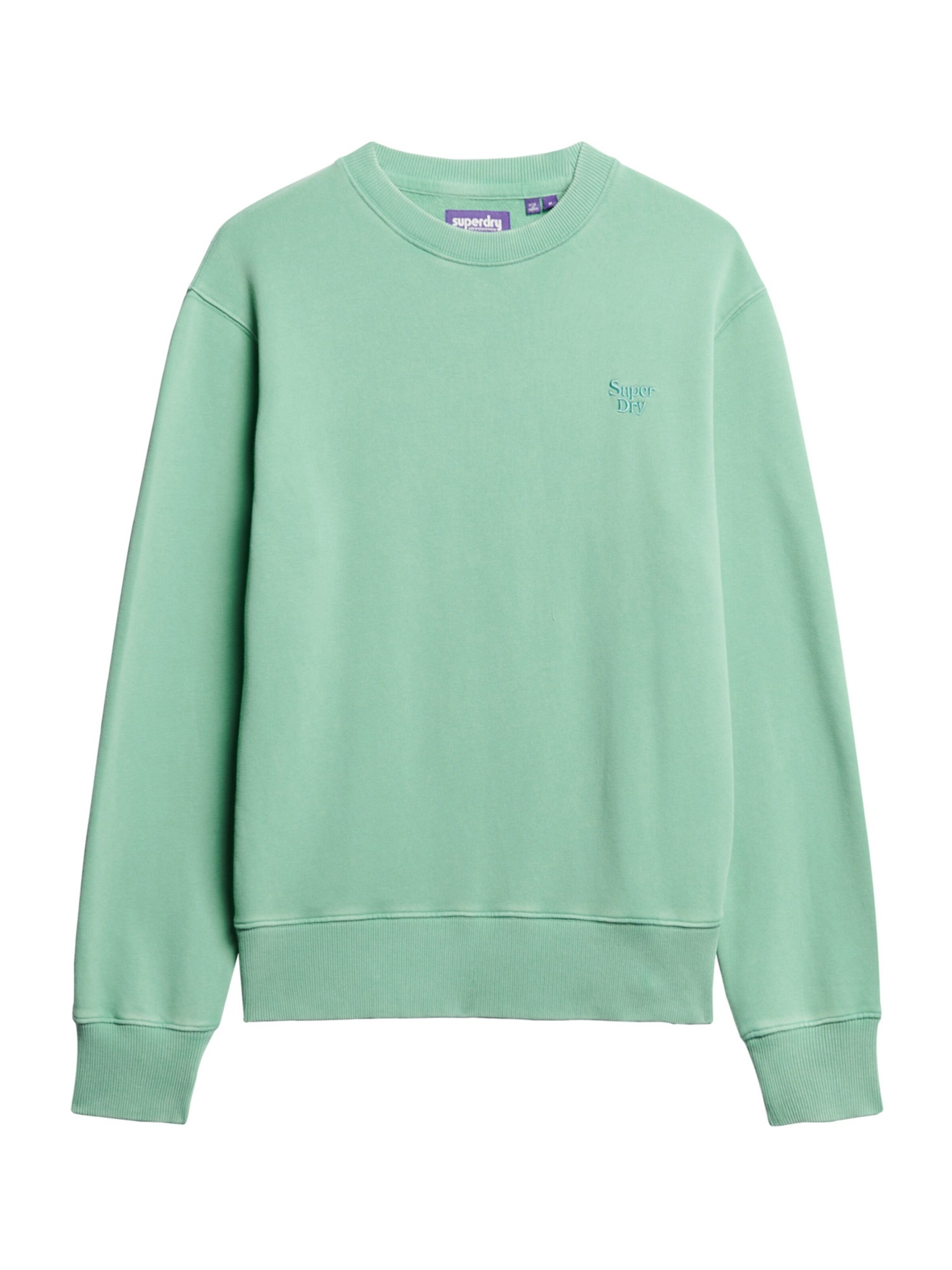 Bluză de molton de la Superdry & Co pe albastru: față